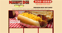 Desktop Screenshot of naughtydoghotdogs.com